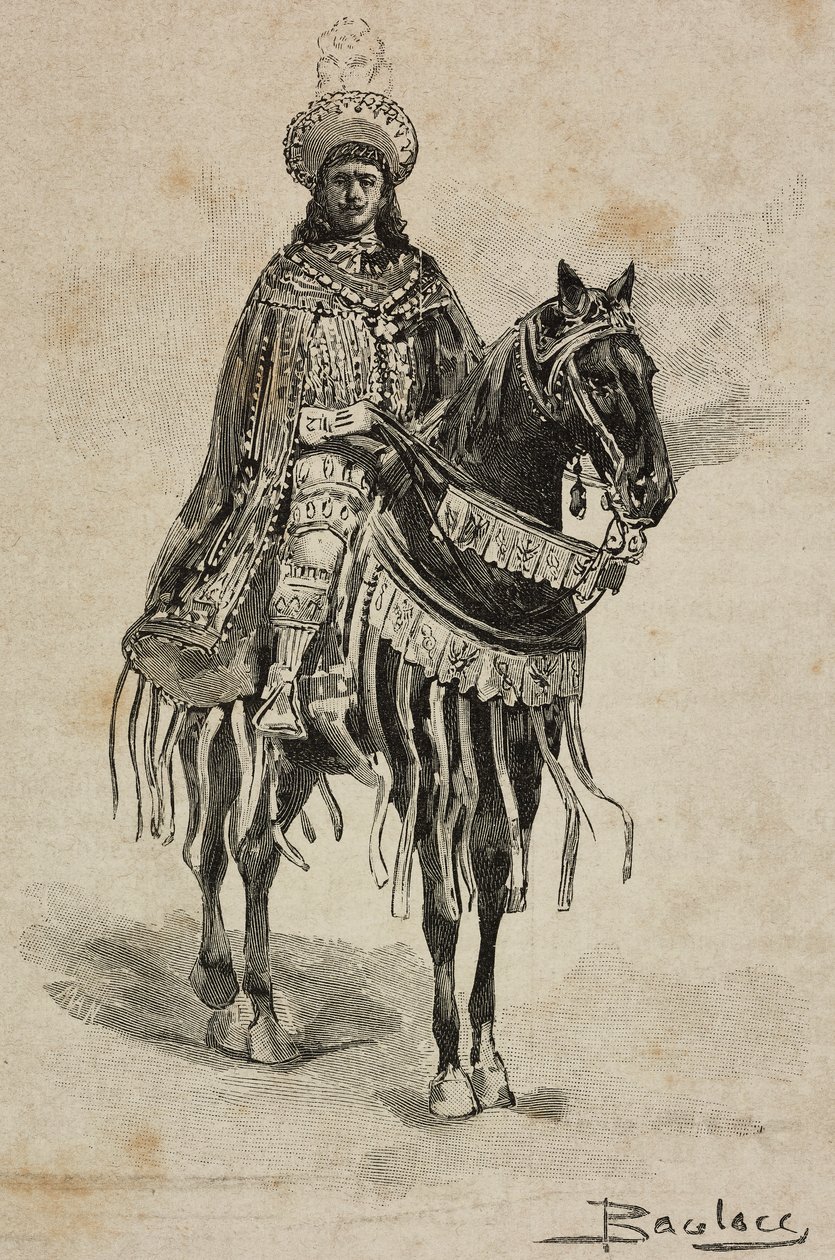 Principe di Napoli in costume di Gran Maestro dell
