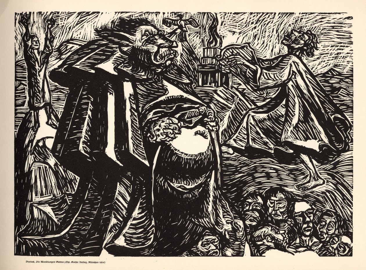 Le trasformazioni di Dio - 5 - Dio Pancia da Ernst Barlach
