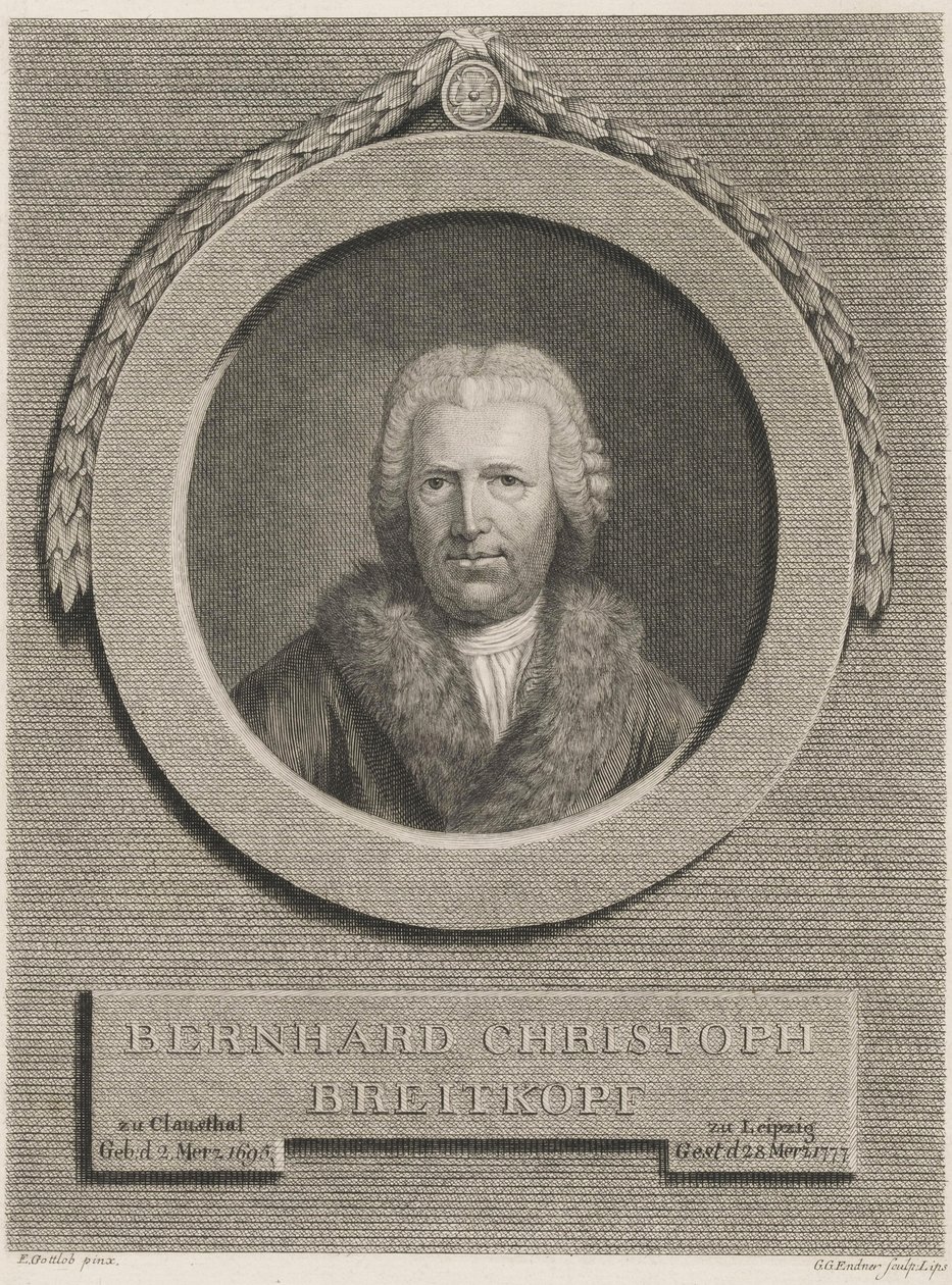 Bernhard Christoph Breitkopf da Ernst Gottlob