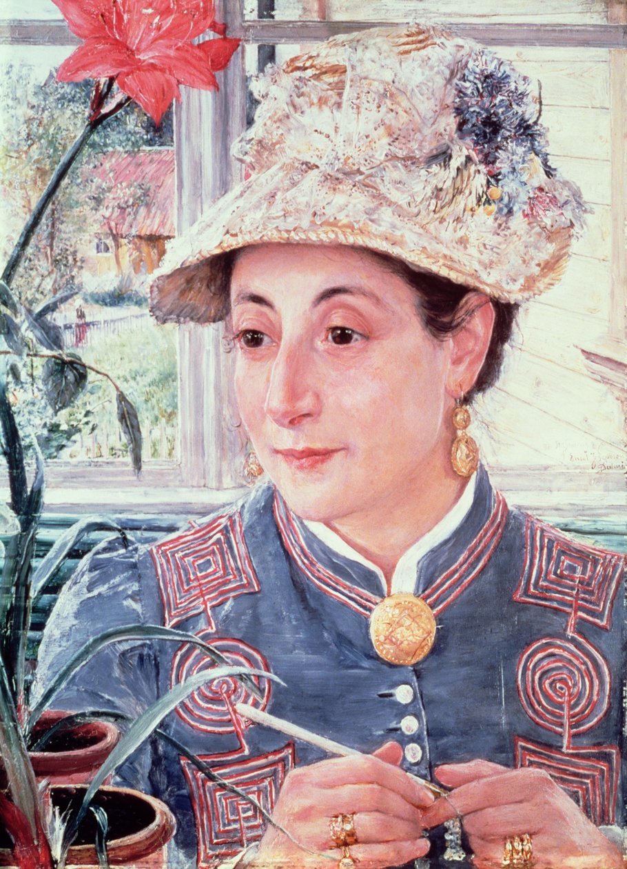 Jeanette Rubenson, 1883 da Ernst Josephson