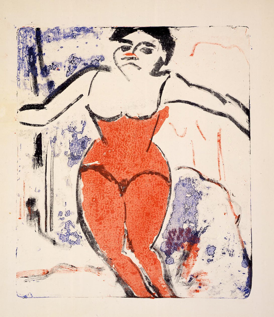 Artista che cerca applausi da Ernst Ludwig Kirchner