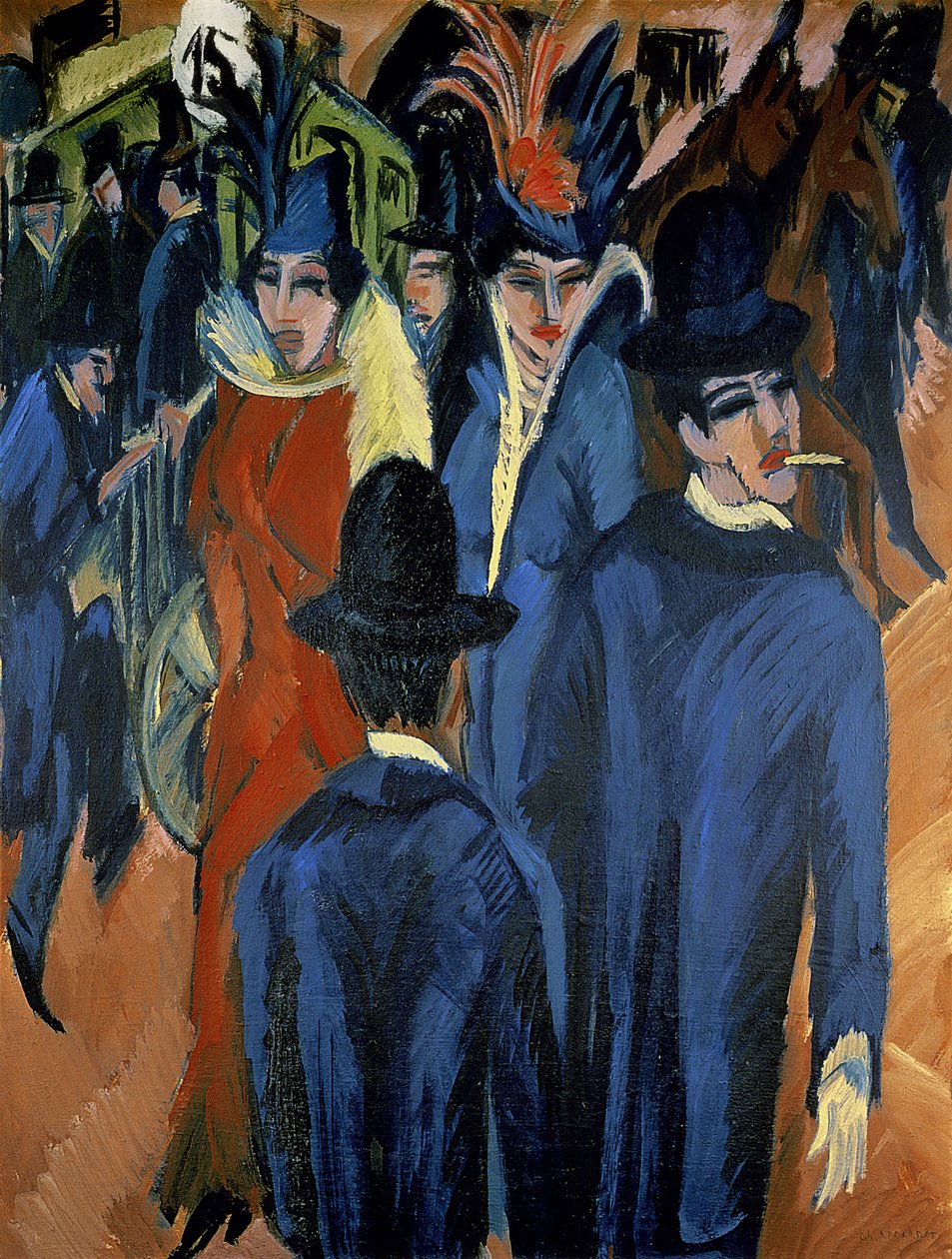 Scena di Strada a Berlino, 1913 da Ernst Ludwig Kirchner
