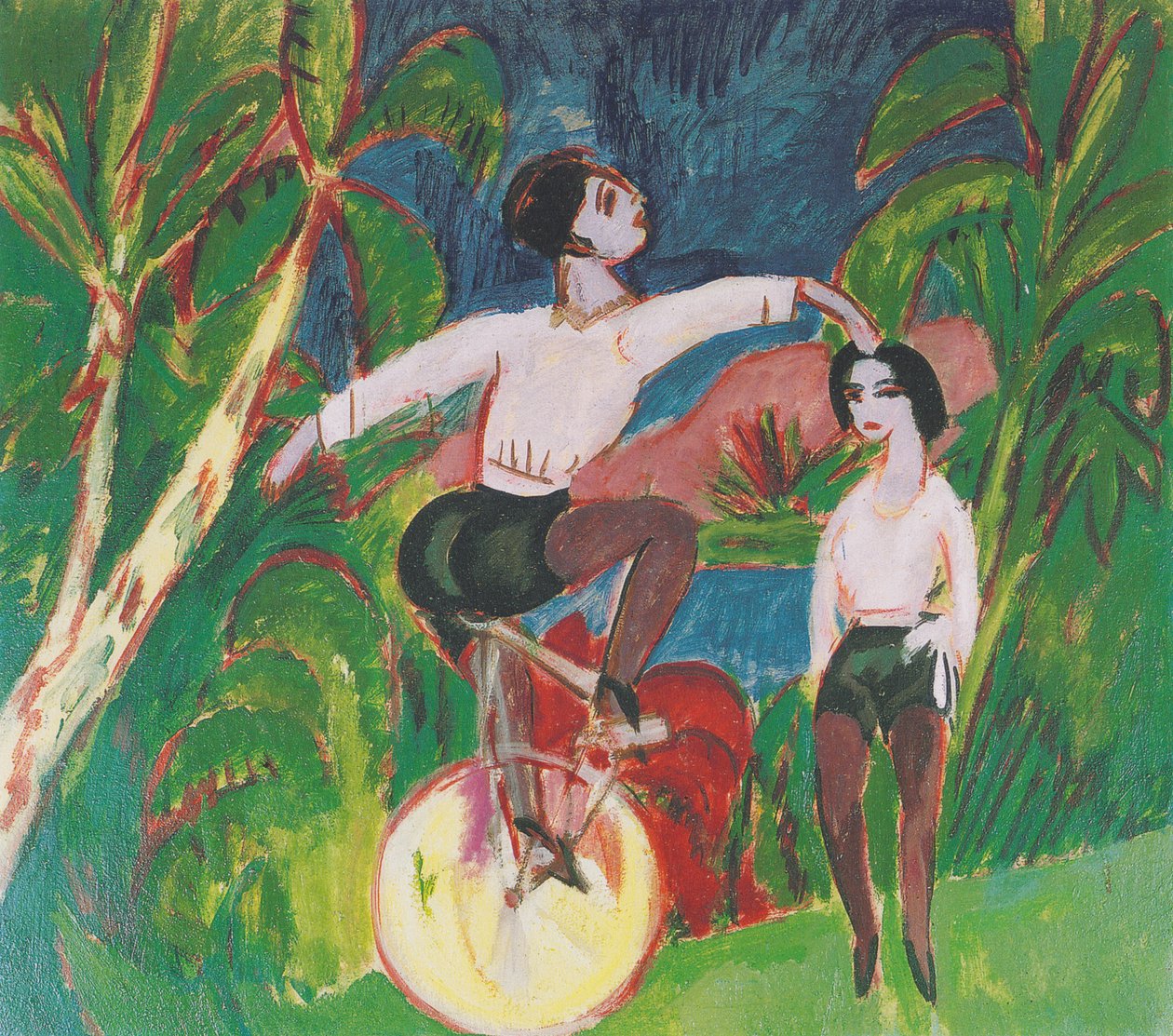 Il monociclista da Ernst Ludwig Kirchner