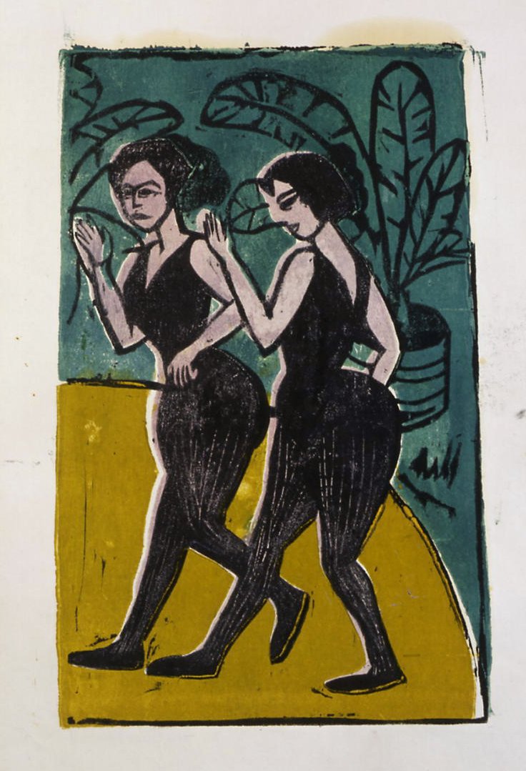 Ballerine di tip-tap inglesi da Ernst Ludwig Kirchner
