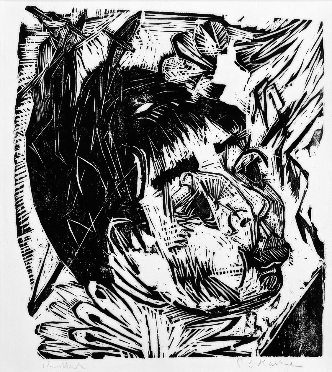 Signora Prof. Sch. da Ernst Ludwig Kirchner