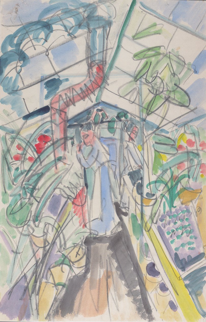 Nella serra da Ernst Ludwig Kirchner