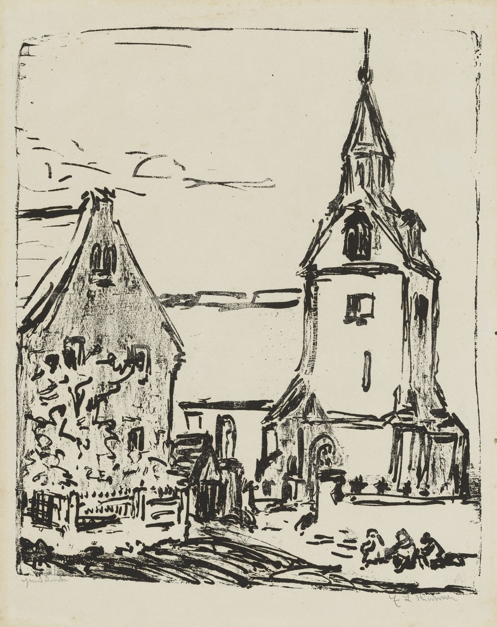 Chiesa a Goppeln da Ernst Ludwig Kirchner