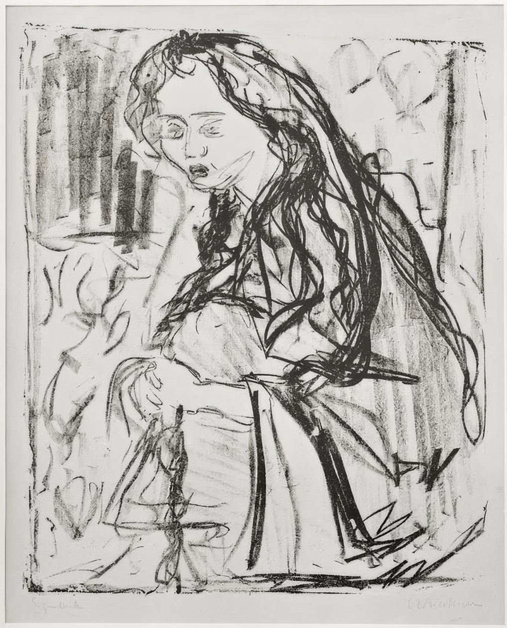 Ruth nel sogno di morfina da Ernst Ludwig Kirchner