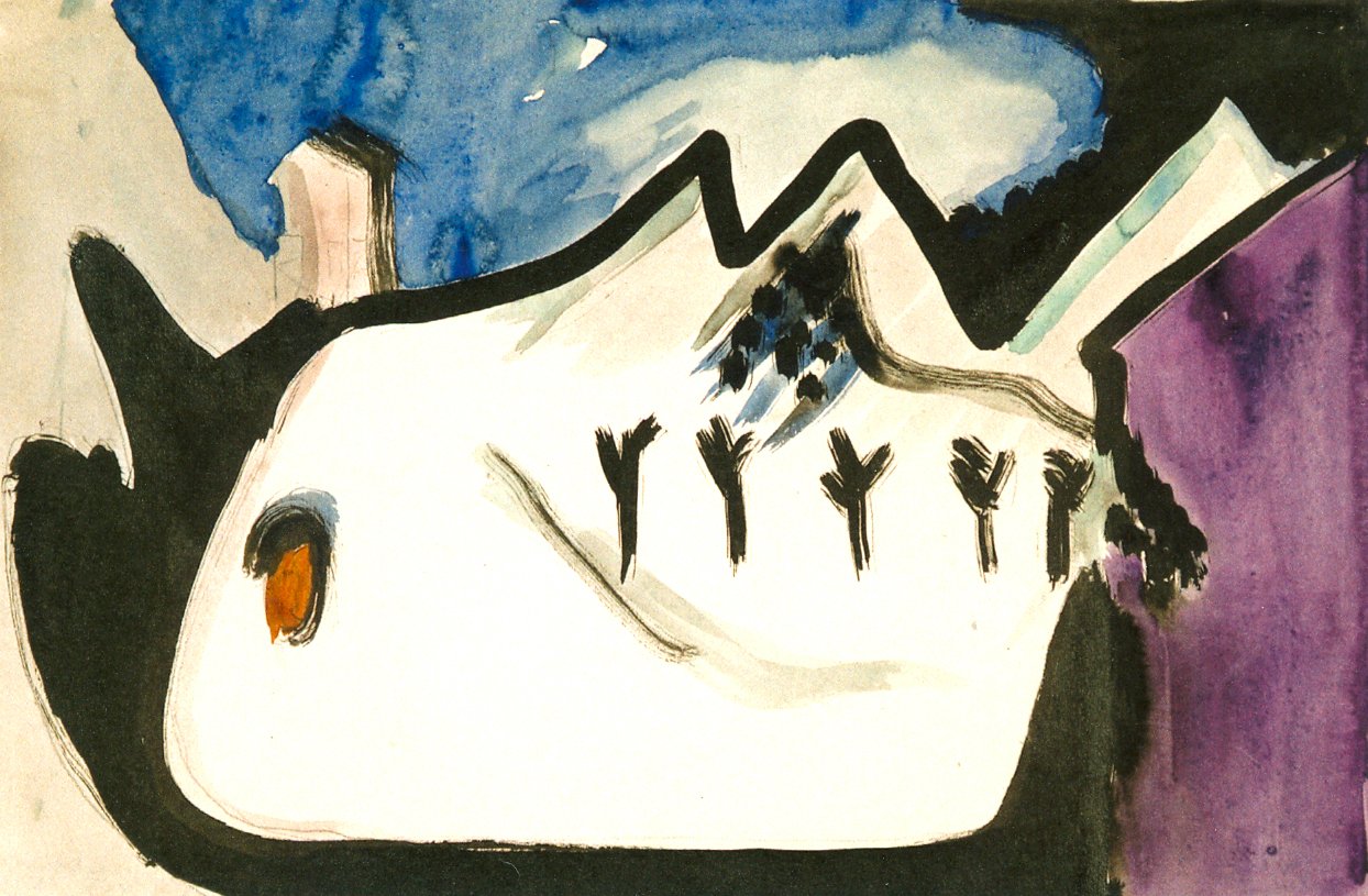 Paesaggio innevato da Ernst Ludwig Kirchner