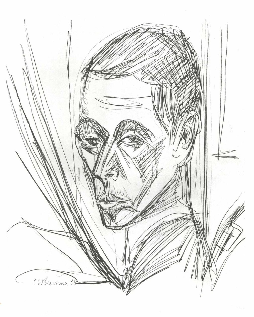 Autoritratto da Ernst Ludwig Kirchner