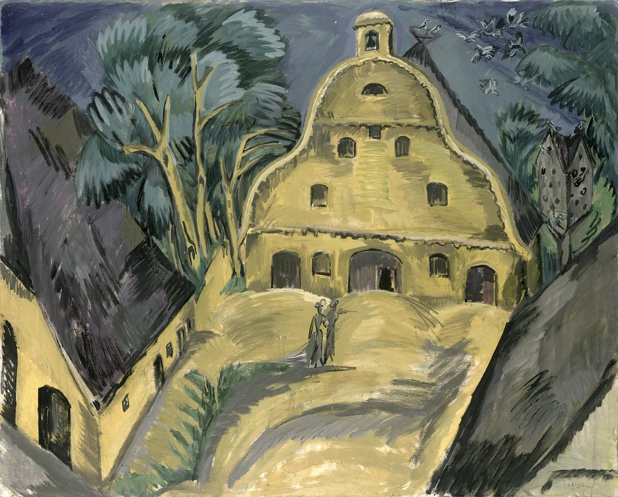 Fattoria Staberhof a Fehmarn I, 1913 da Ernst Ludwig Kirchner