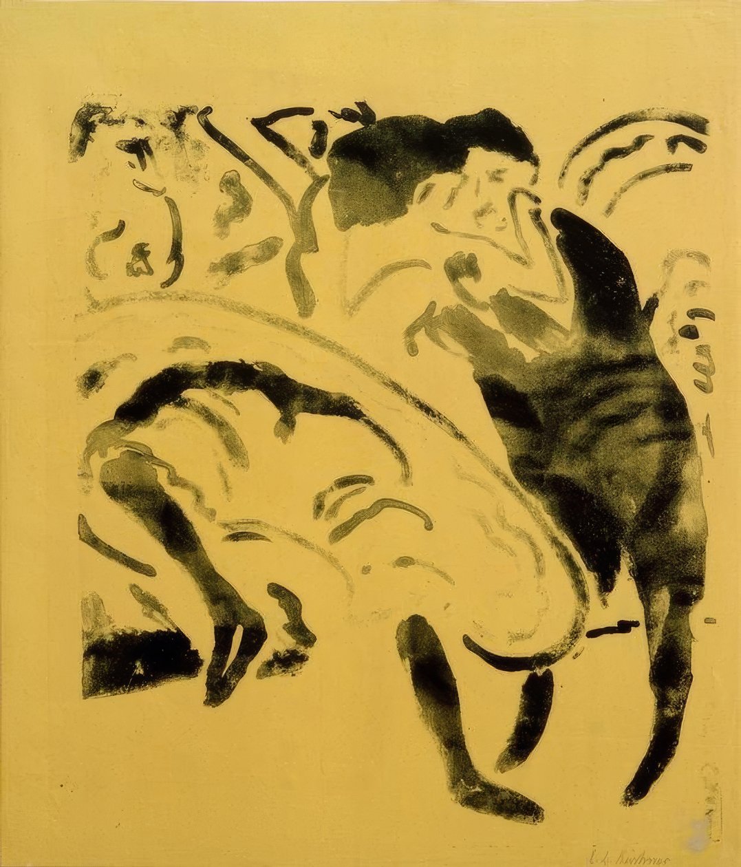 Coppia che balla da Ernst Ludwig Kirchner