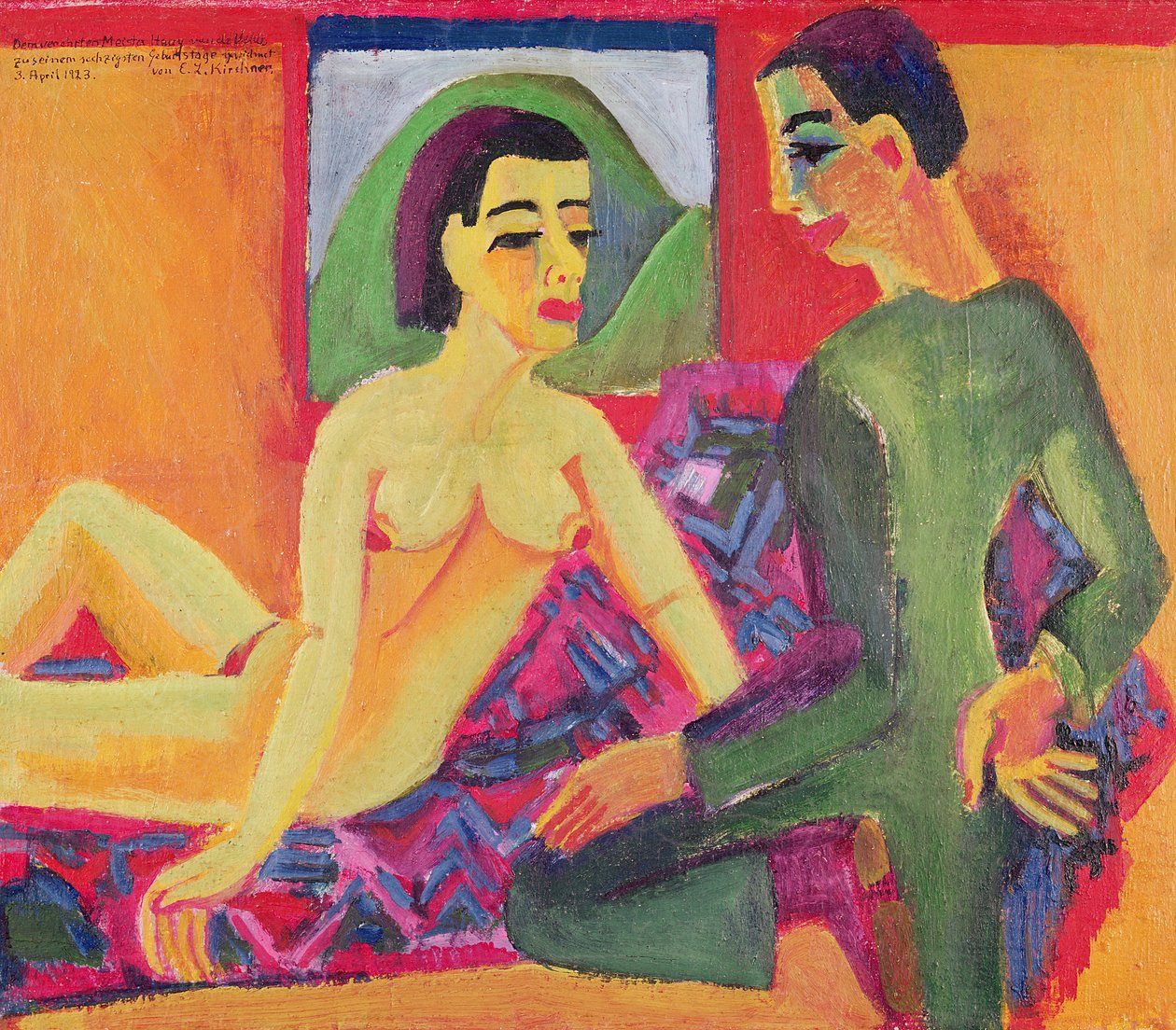 La Coppia, 1923 da Ernst Ludwig Kirchner