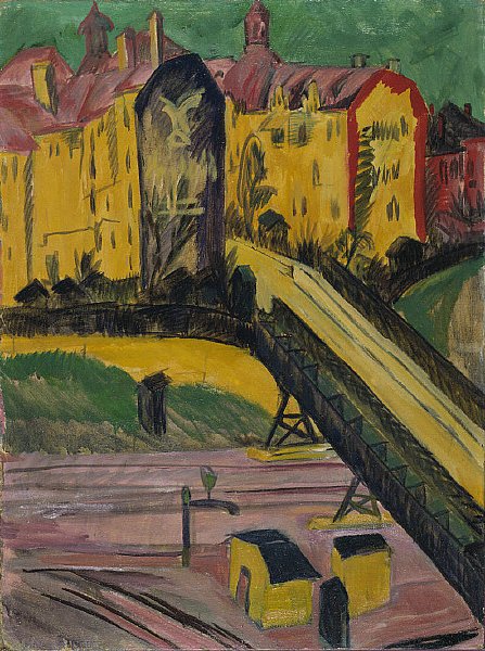 Vista dalla finestra da Ernst Ludwig Kirchner