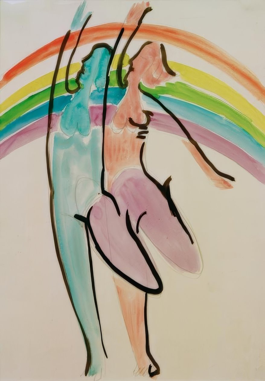 Due ballerine da Ernst Ludwig Kirchner