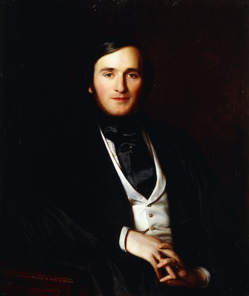 Ritratto del compositore Richard Wagner da Ernst August Becker