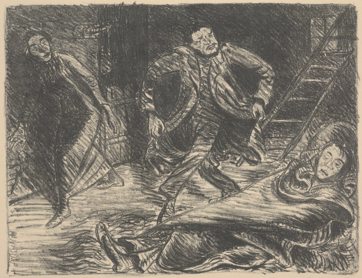 Danza disperata, illustrazione per il dramma 