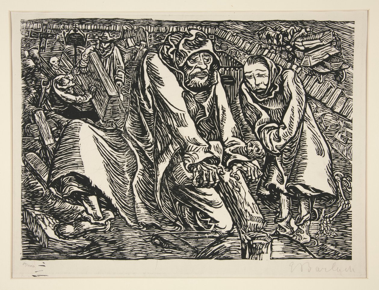 Ladri di croci e tombe da Ernst Barlach