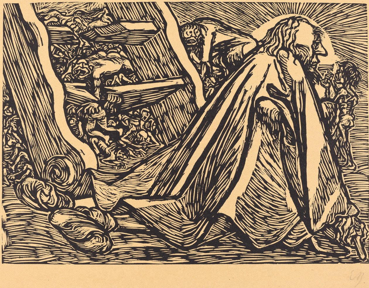 Il mendicante divino, 1921 da Ernst Barlach