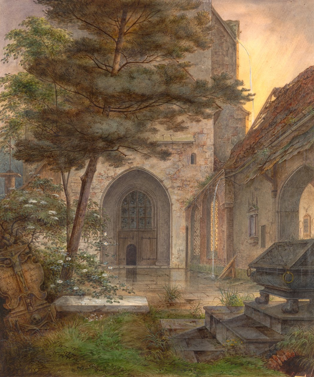 Un Portale di una Chiesa da Ernst Ferdinand Oehme