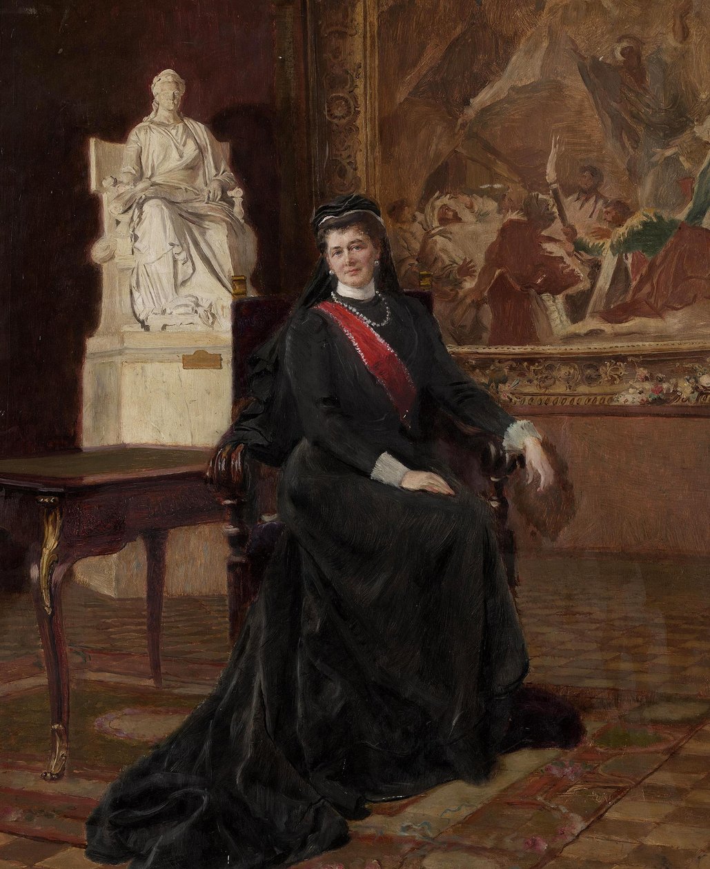 La granduchessa Maria Pavlovna di Russia da vedova da Ernst Friedrich von Liphart
