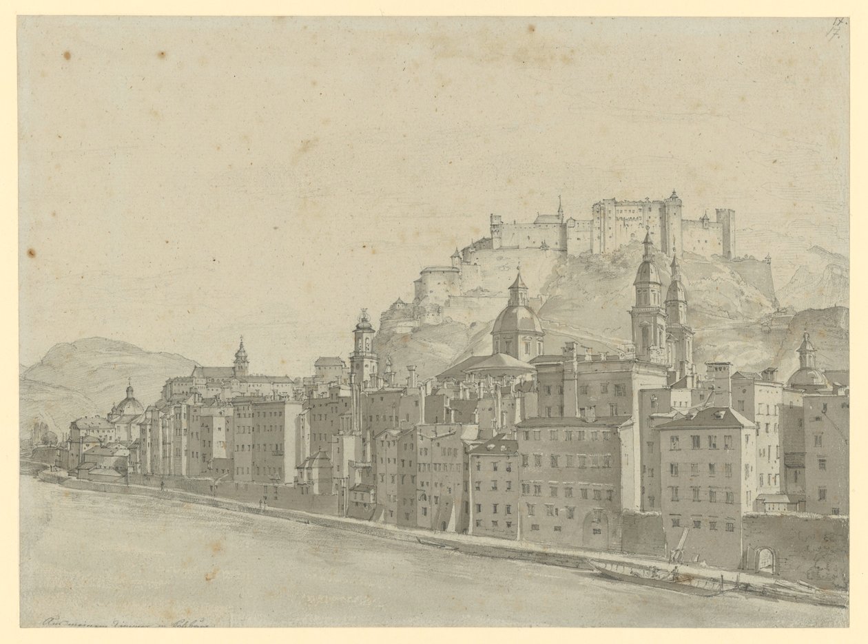 Veduta di Salisburgo dalla stanza dell