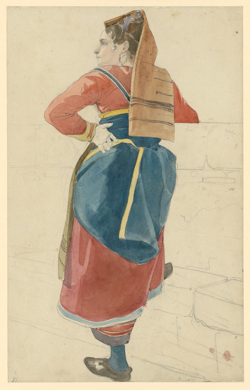 Italiana. Profilo di schiena da Ernst Fries