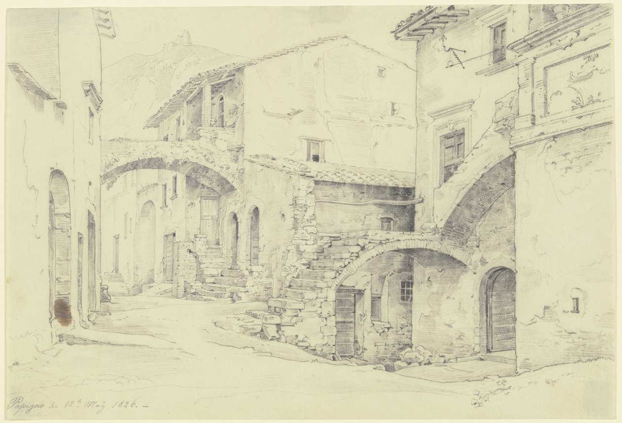 Street in Terni-Papigno da Ernst Fries