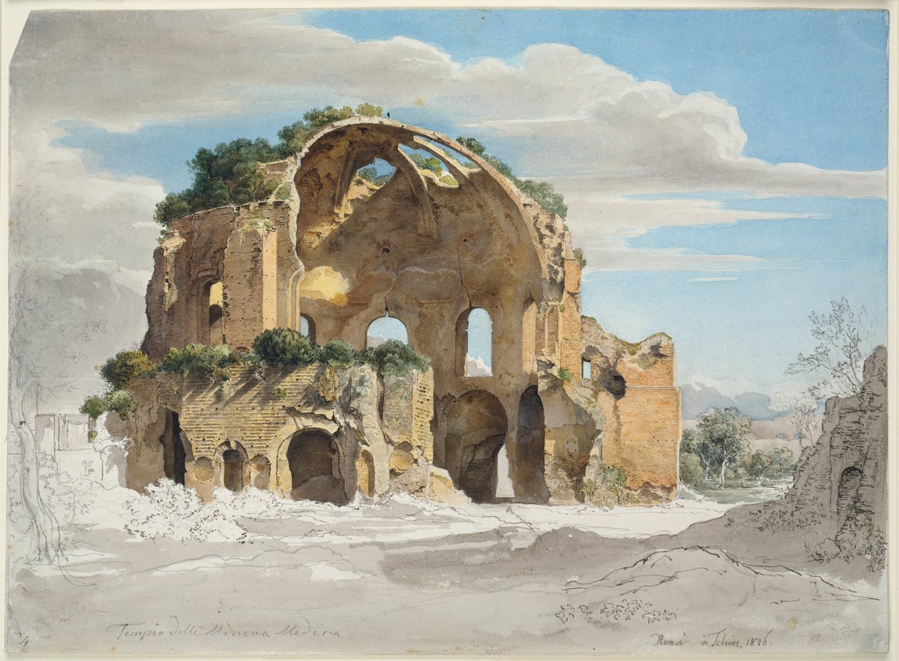 Tempio di Minerva Medica a Roma da Ernst Fries