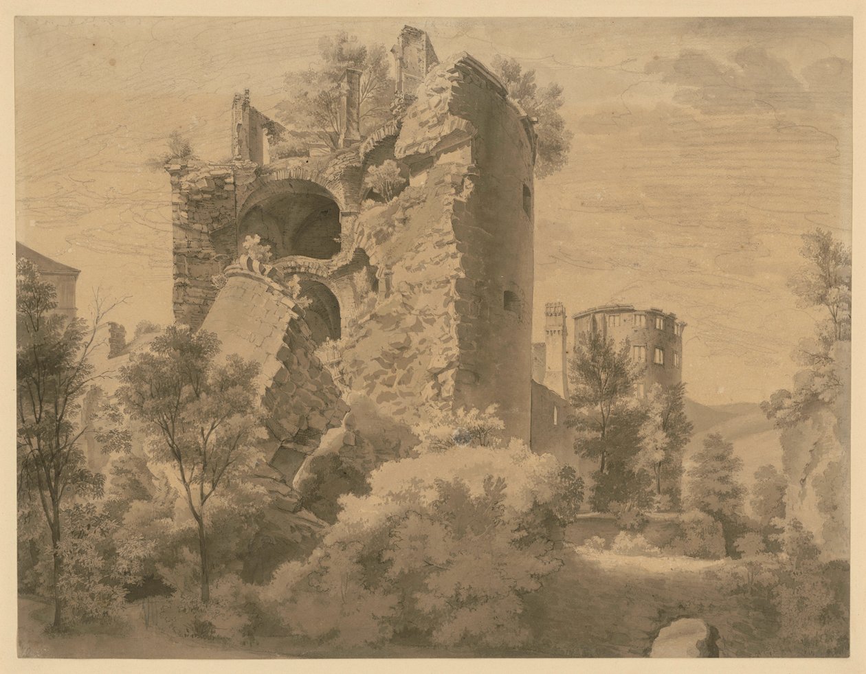 Torri del castello di Heidelberg da Ernst Fries