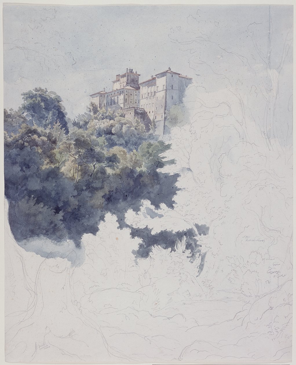 Villa Chigi near Ariccia da Ernst Fries
