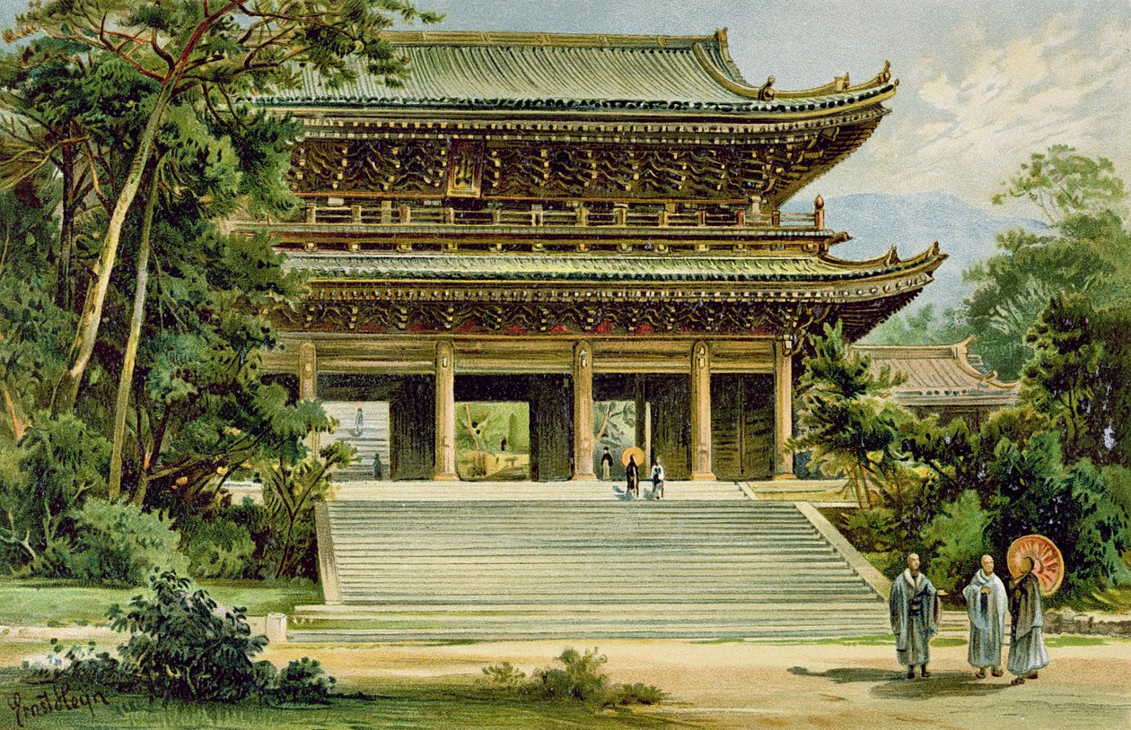 Tempio buddista a Kyoto, Giappone, da 