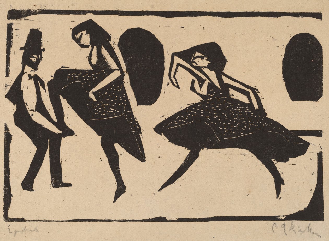 Danza acrobatica, 1911 da Ernst Ludwig Kirchner