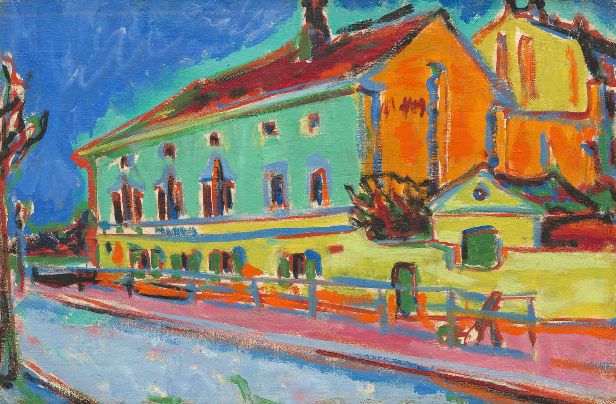 Sala da ballo Bellevue [recto], 1909-1910 da Ernst Ludwig Kirchner