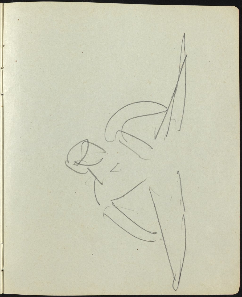 Danzatori e artisti Pagina da un taccuino, c. 1911 da Ernst Ludwig Kirchner
