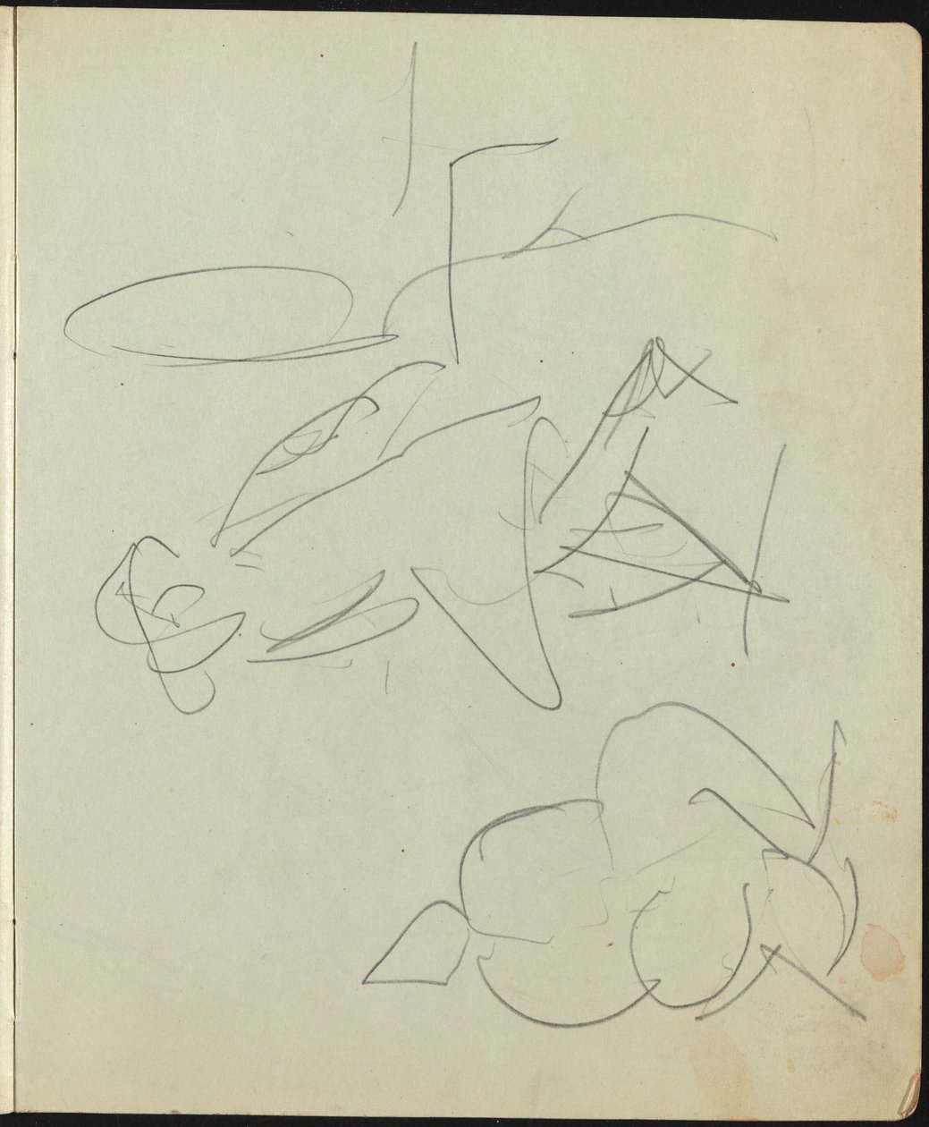 Ballerini e artisti Pagina da un taccuino, c. 1911 da Ernst Ludwig Kirchner