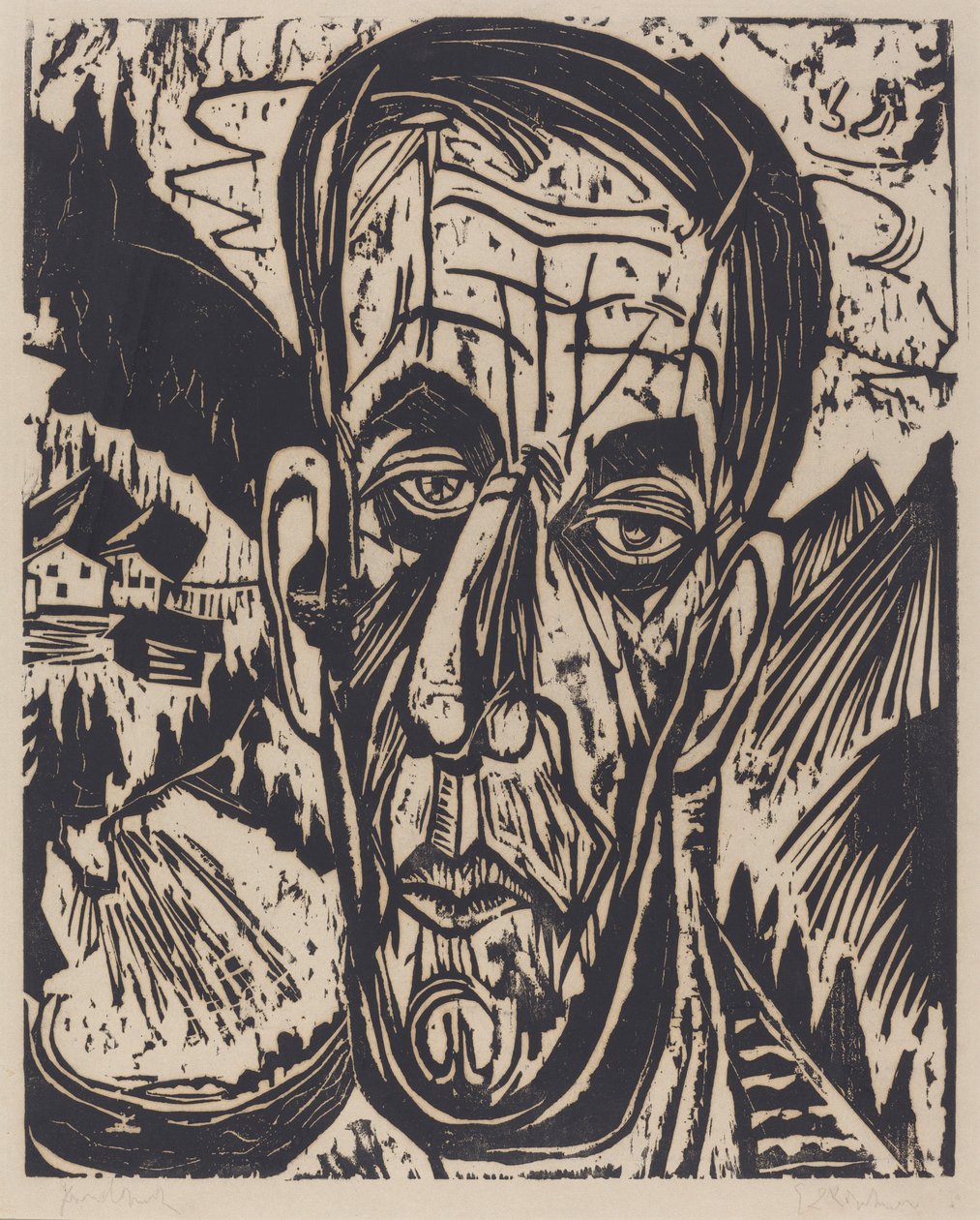 Testa di van de Velde, Bright Kopf van de Velde, Hell da Ernst Ludwig Kirchner