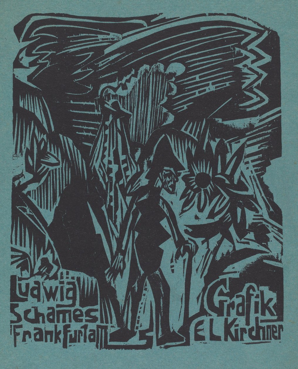 Ludwig Schames Francoforte sul Meno, Grafica E. L. Kirchner, 1919-1920 da Ernst Ludwig Kirchner