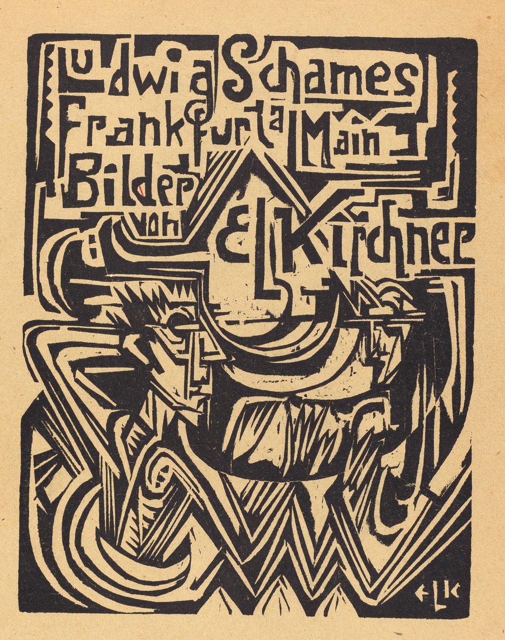 Ludwig Schames Francoforte sul Meno, 1919 da Ernst Ludwig Kirchner