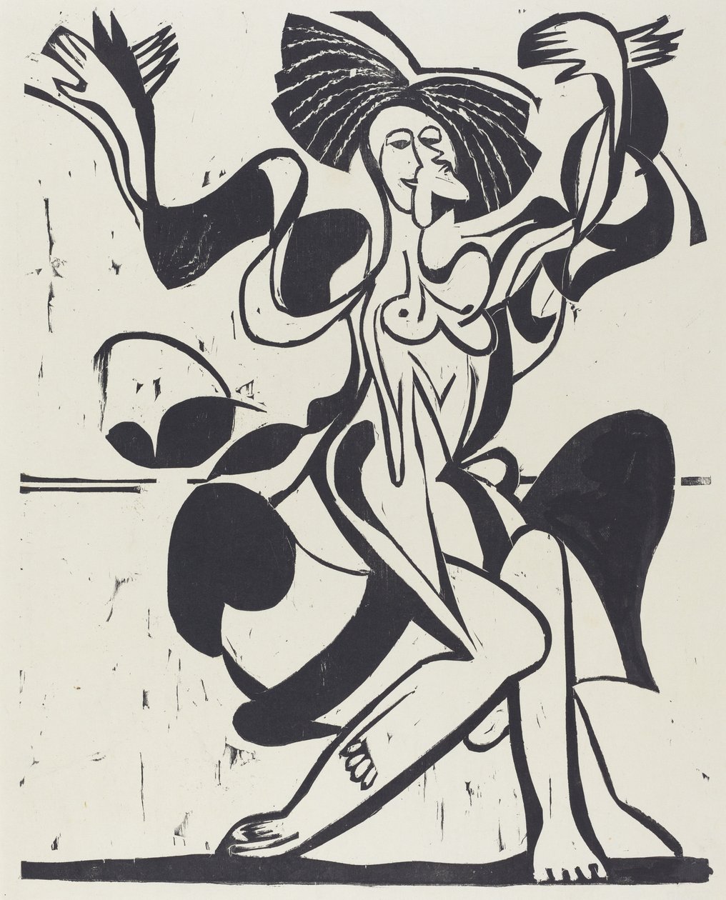 Danza di Mary Wigman, 1933 da Ernst Ludwig Kirchner