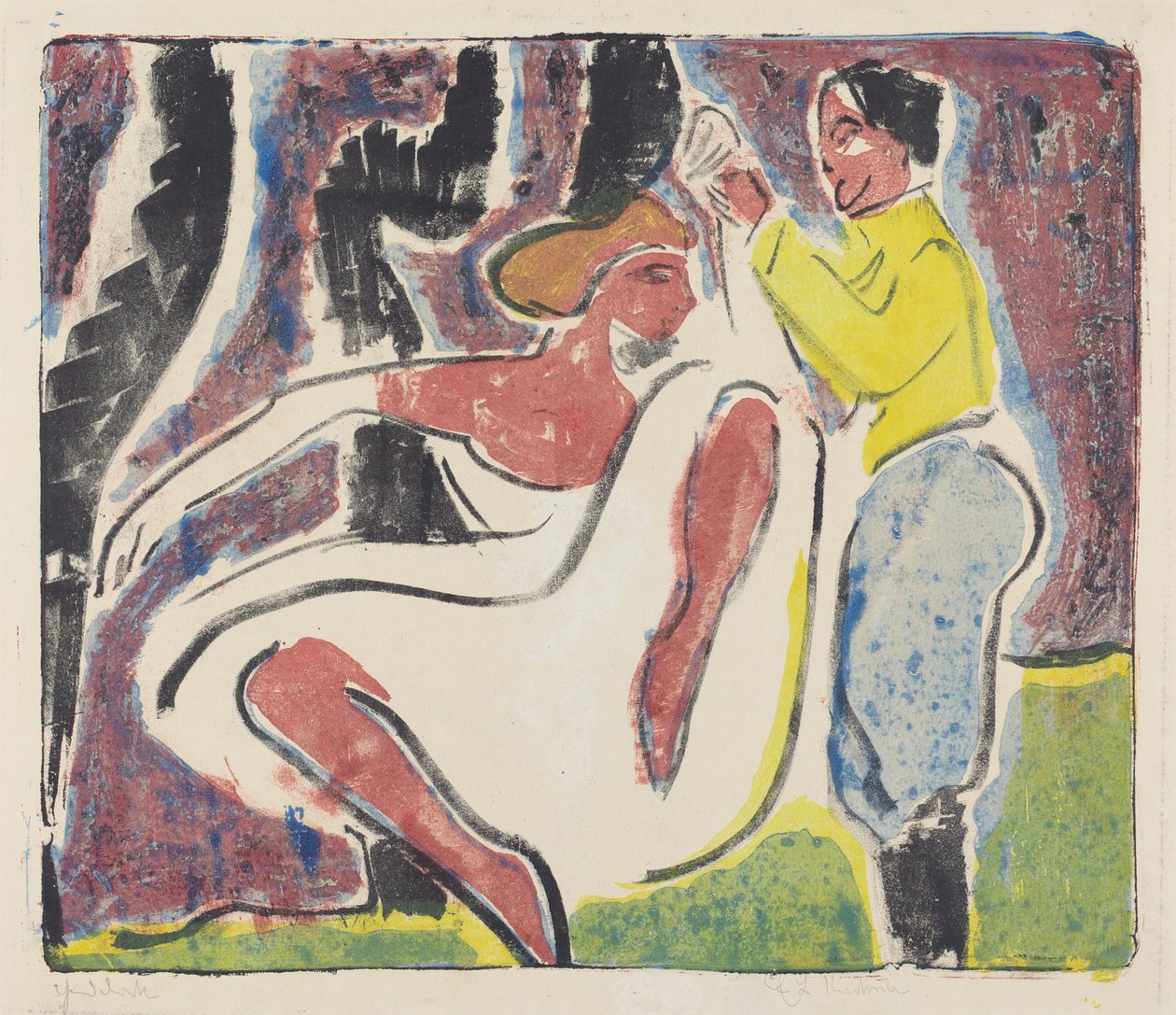 Danzatori russi da Ernst Ludwig Kirchner