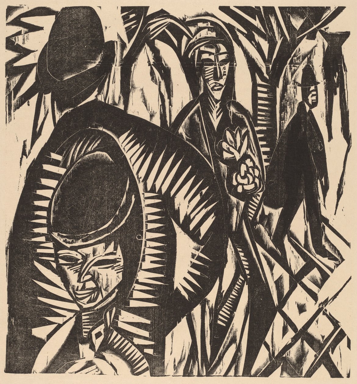 Scena di strada dopo la pioggia, 1914 da Ernst Ludwig Kirchner