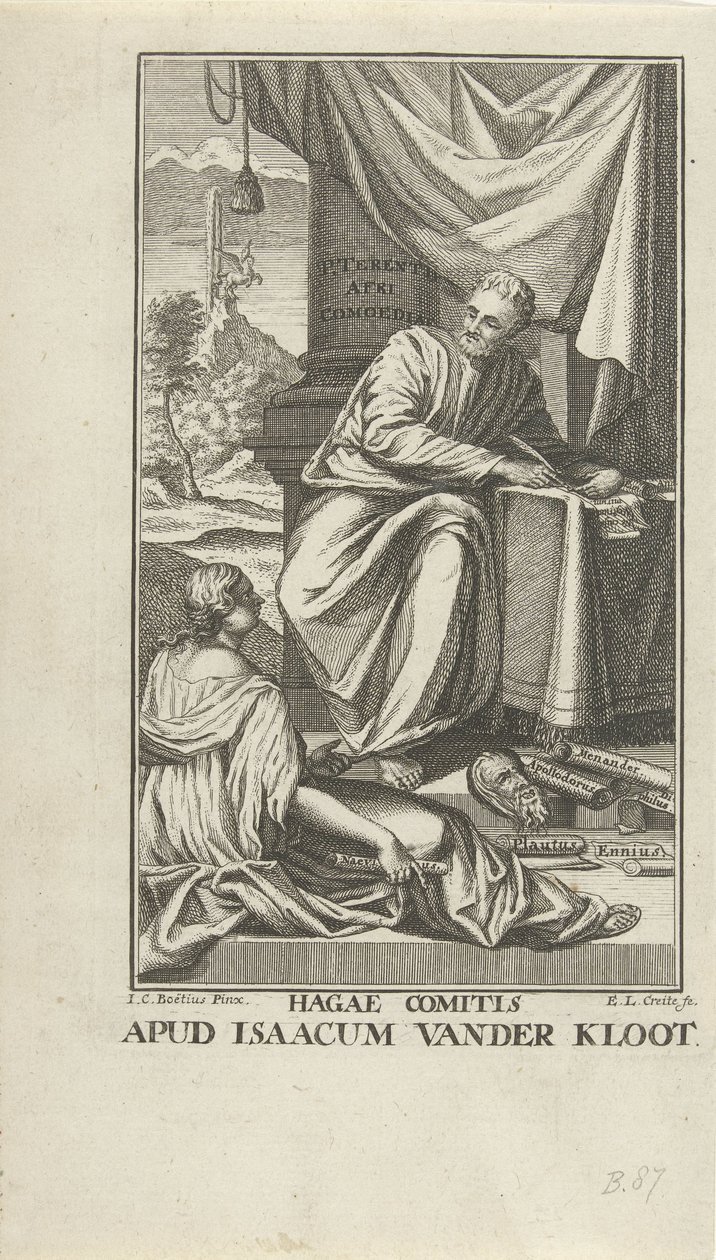 Pagina del titolo per Comedia per Terentius da Ernst Ludwig Creite