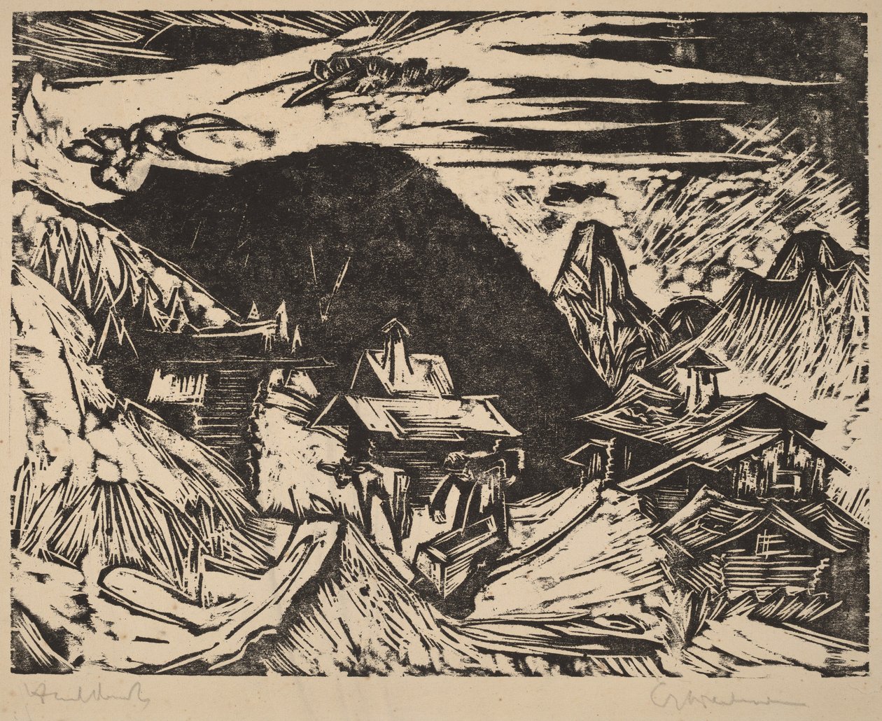 Alpe da Ernst Ludwig Kirchner