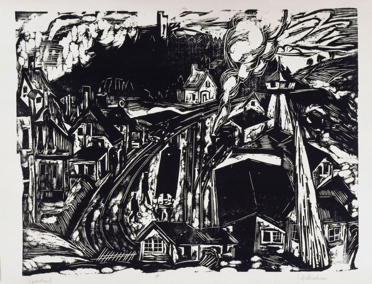 Stazione di Königstein im Taunus da Ernst Ludwig Kirchner