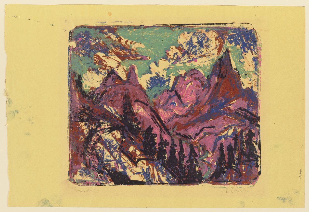 Berge da Ernst Ludwig Kirchner
