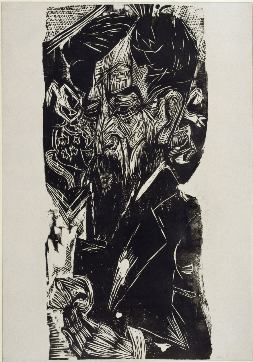 Ritratto di Van Vloten da Ernst Ludwig Kirchner