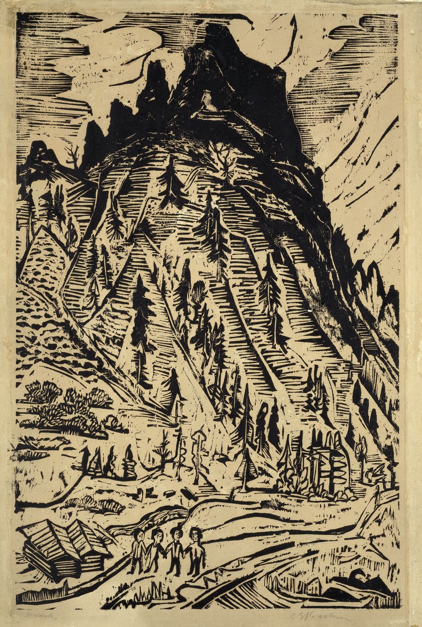 La montagna da Ernst Ludwig Kirchner