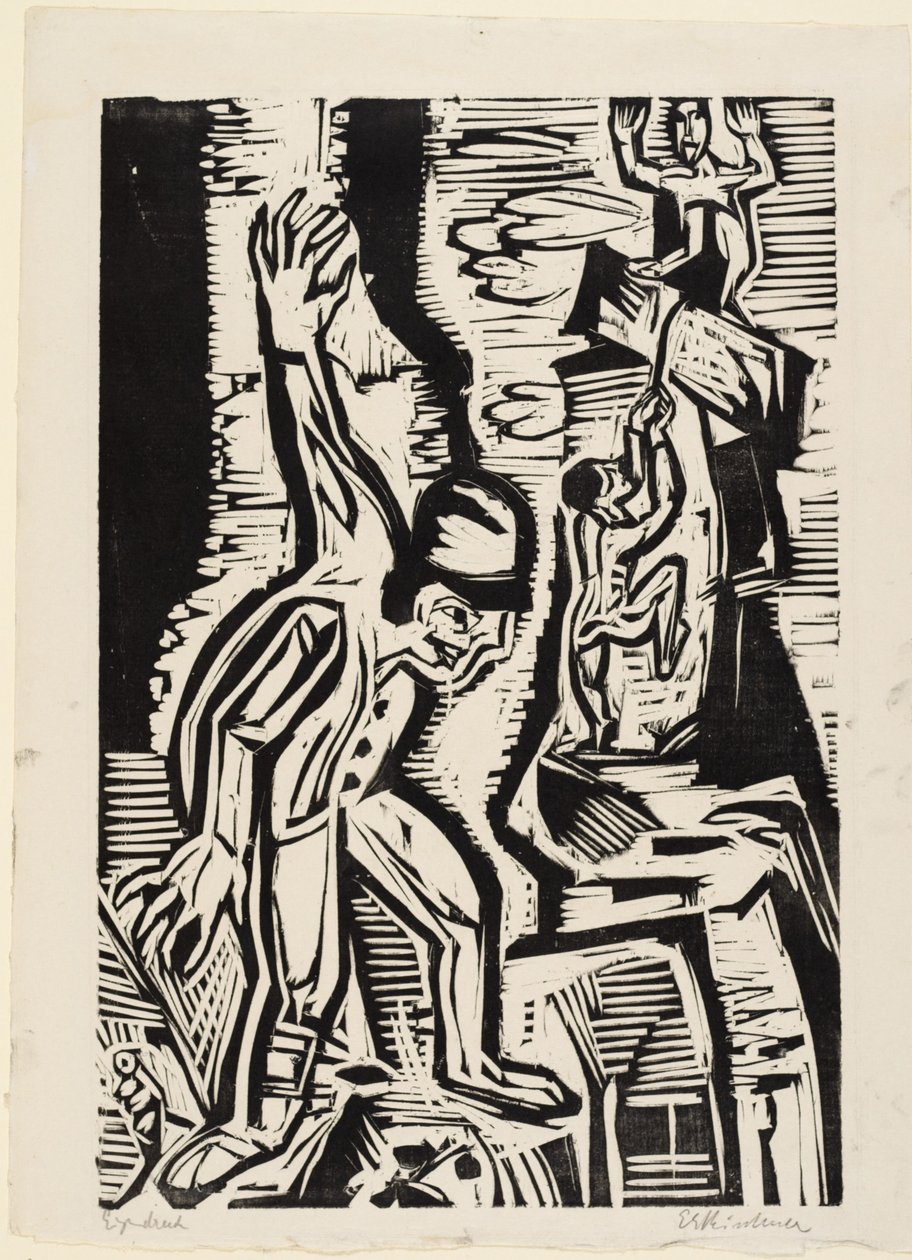Gli alpinisti da Ernst Ludwig Kirchner