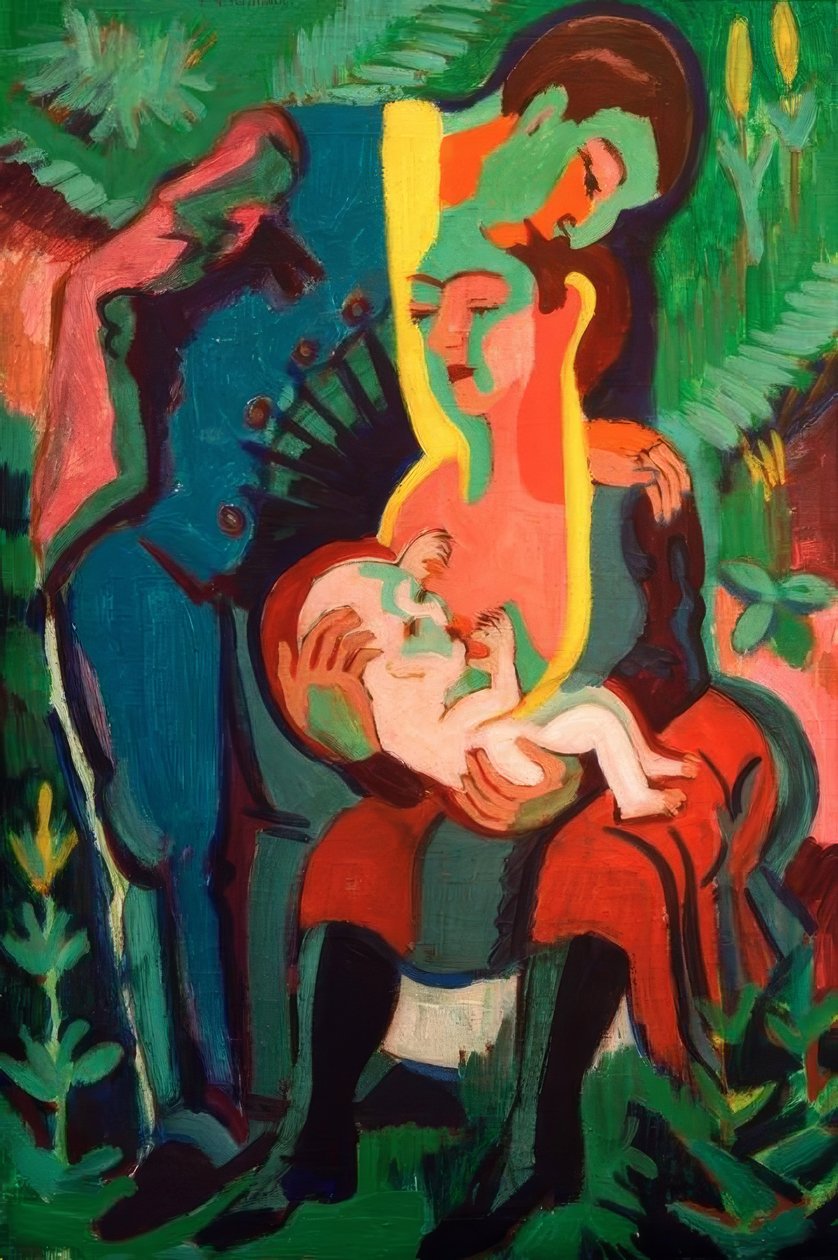 La famiglia da Ernst Ludwig Kirchner